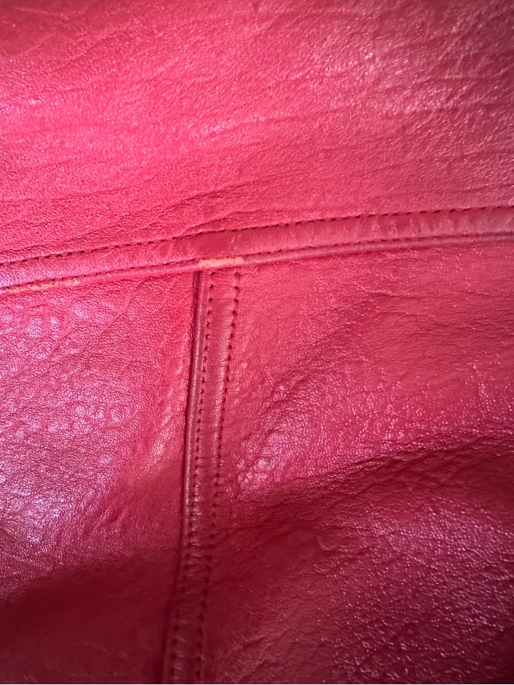 Sir Benni Miles Red Leather Patch Jacket XL MVP VIP Hustla Vintage Streetwear - Picture 12 of 15